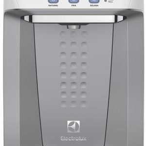Electrolux Purificador de Água Gelada Fria e Natural Elétrico Compacto Eletronico placa Alerta troca de Filtro refil 12 meses ou 3000l Painel Touch Bivolt Branco PA21G
