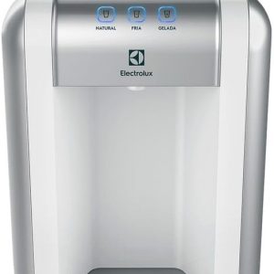 Purificador de Água Gelada Fria e Natural Elétrico Compacto Eletronico placa Electrolux Branco com Painel Touch Bivolt PE11B