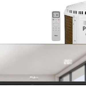 Ar Condicionado Split Inverter Philco PAC9QG Espelhado 9000 BTUs Quente e Frio 220V