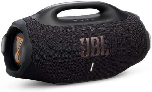 JBL, Caixa de Som, Boombox 4, Bluetooth, Som Pro, AI Sound Boost, Graves Personalizáveis, Bateria de até 34H, IP68, Áudio Lossless Preta - Imagem 2