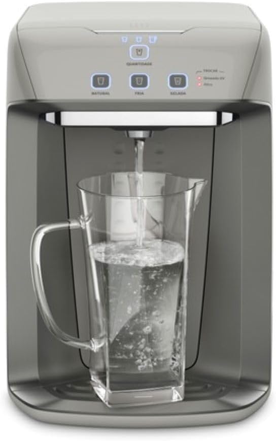 Purificador de Água Gelada, Fria e Natural Elétrico Luz UV Prata (PA31G)