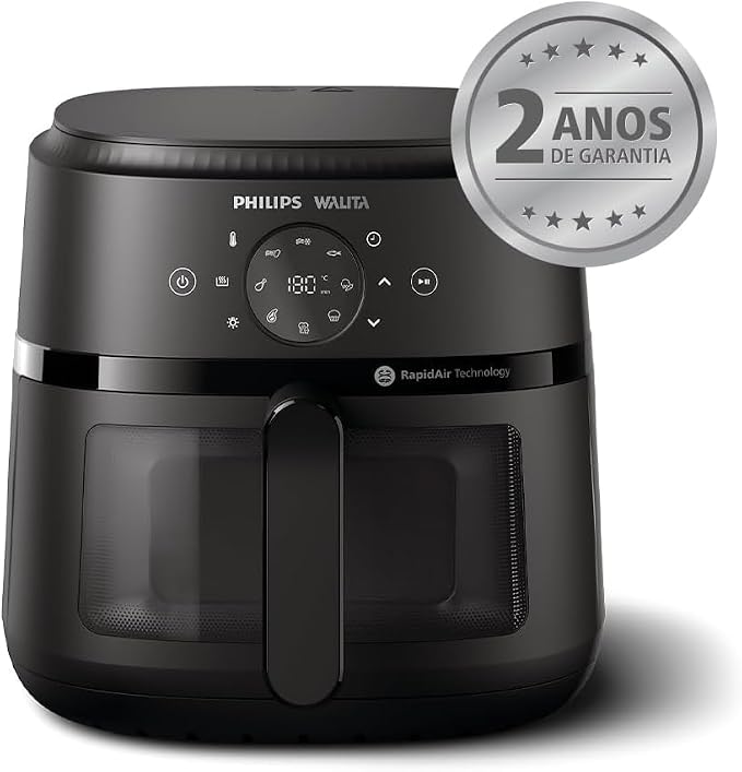 Philips Walita Fritadeira Airfryer Série 2000 6,2L, Painel Touch, 220V