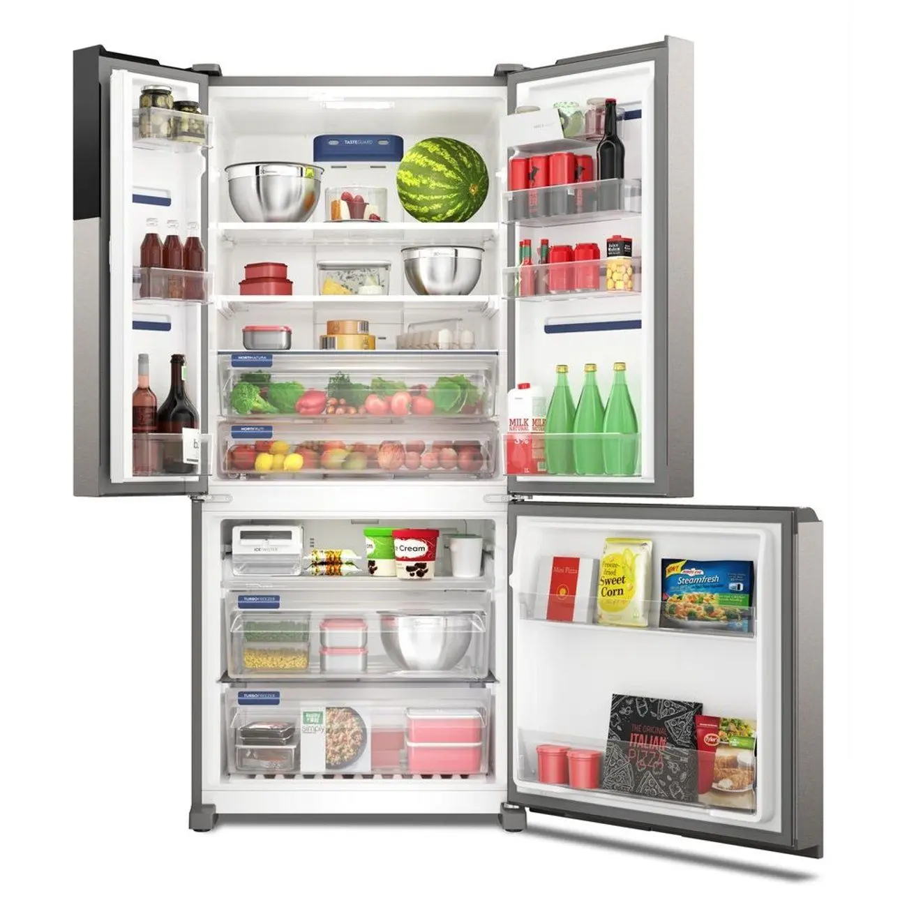 Geladeira Electrolux Frost Free Inverter 590L AutoSense 3 Portas Cor Inox Look IM8S 110/220V - Imagem 3