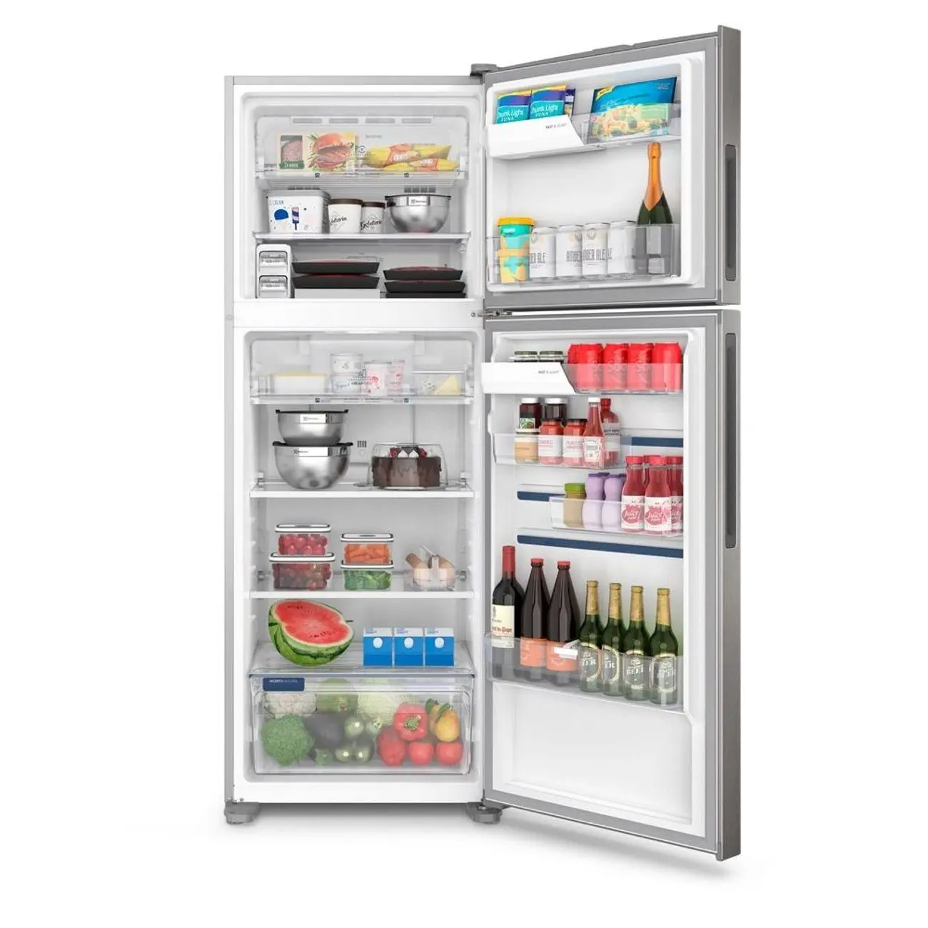 Geladeira/Refrigerador Electrolux Frost Free Inverter 480L Efficient com AutoSense SmartBivolt Duplex Inox Look IT70S 110/220V - Imagem 3