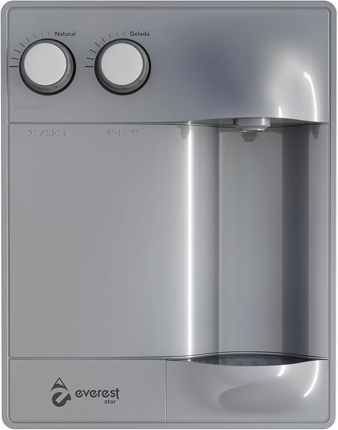 Purificador de Água Refrigerado por Compressor Everest Star Prata 127V/60Hz
