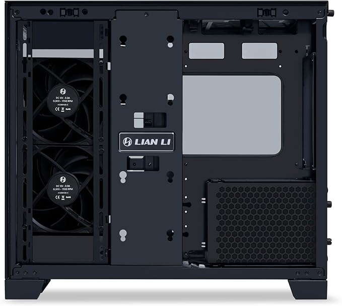 Gabinete Gamer Lian Li O11 Dynami Mini V2 Flow Preto Com 5 Fans O11DMIV2FX BLACK - Imagem 3