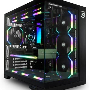 Gabinete Gamer Kalkan Asgard Preto Aquário sem fans KLK00040