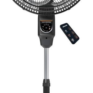Ventilador de Coluna Mallory Max Control Com Controle Remoto 140W, Silencioso, Com Hélice de15 pás, Grade Especial em Sistema TS, Máxima Vazão e Mínimo Ruído - PR-GR - 220V