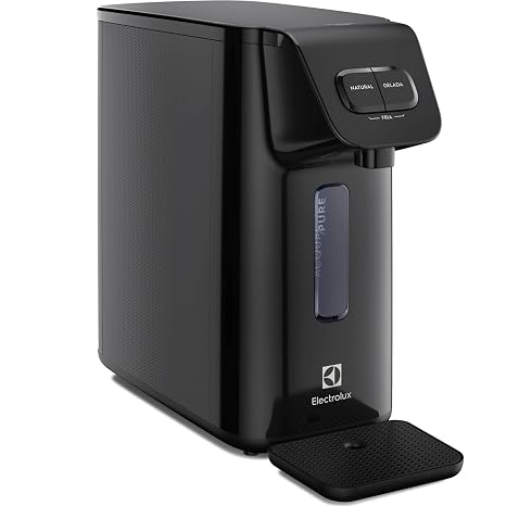 Electrolux Purificador de Água Gelada Fria e Natural Elétrico Compacto Eletronico placa Electrolux Filtro refil 6 meses ou 3000l Bivolt preto PE15P - Imagem 2