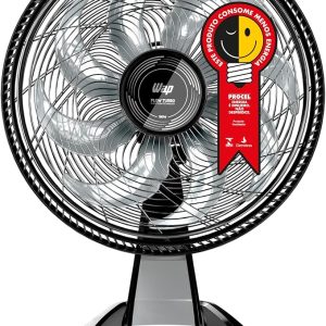 WAP Ventilador de Mesa e Parede 50cm FLOW TURBO, com Tecnologia Silenciosa e Econômica, 8 Pás e 3 Velocidades, 180W 220V