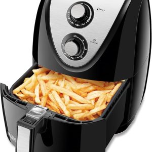 MONDIAL Fritadeira Sem Óleo Grand Family Inox - 5L, 127V, Preto, 1900W - AFN-50-BI