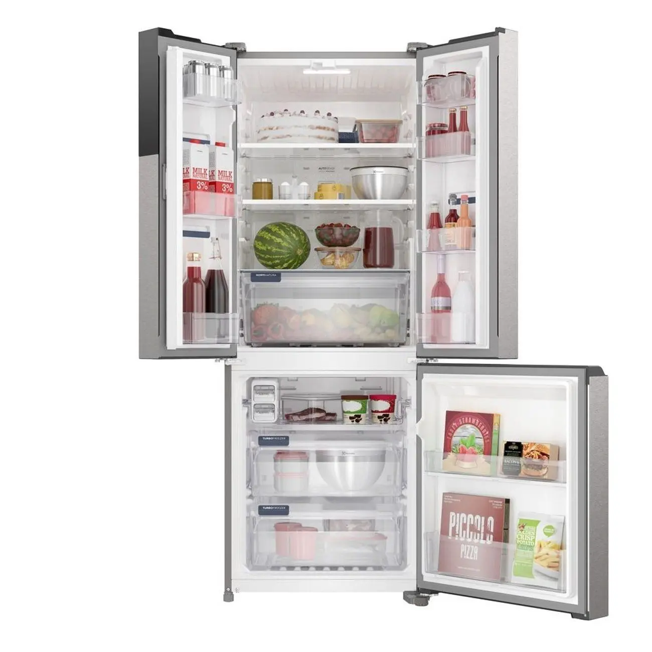 Geladeira/Refrigerador Electrolux Frost Free French Door Inox Look 484L Efficiente IM7S 110/220V - Imagem 5
