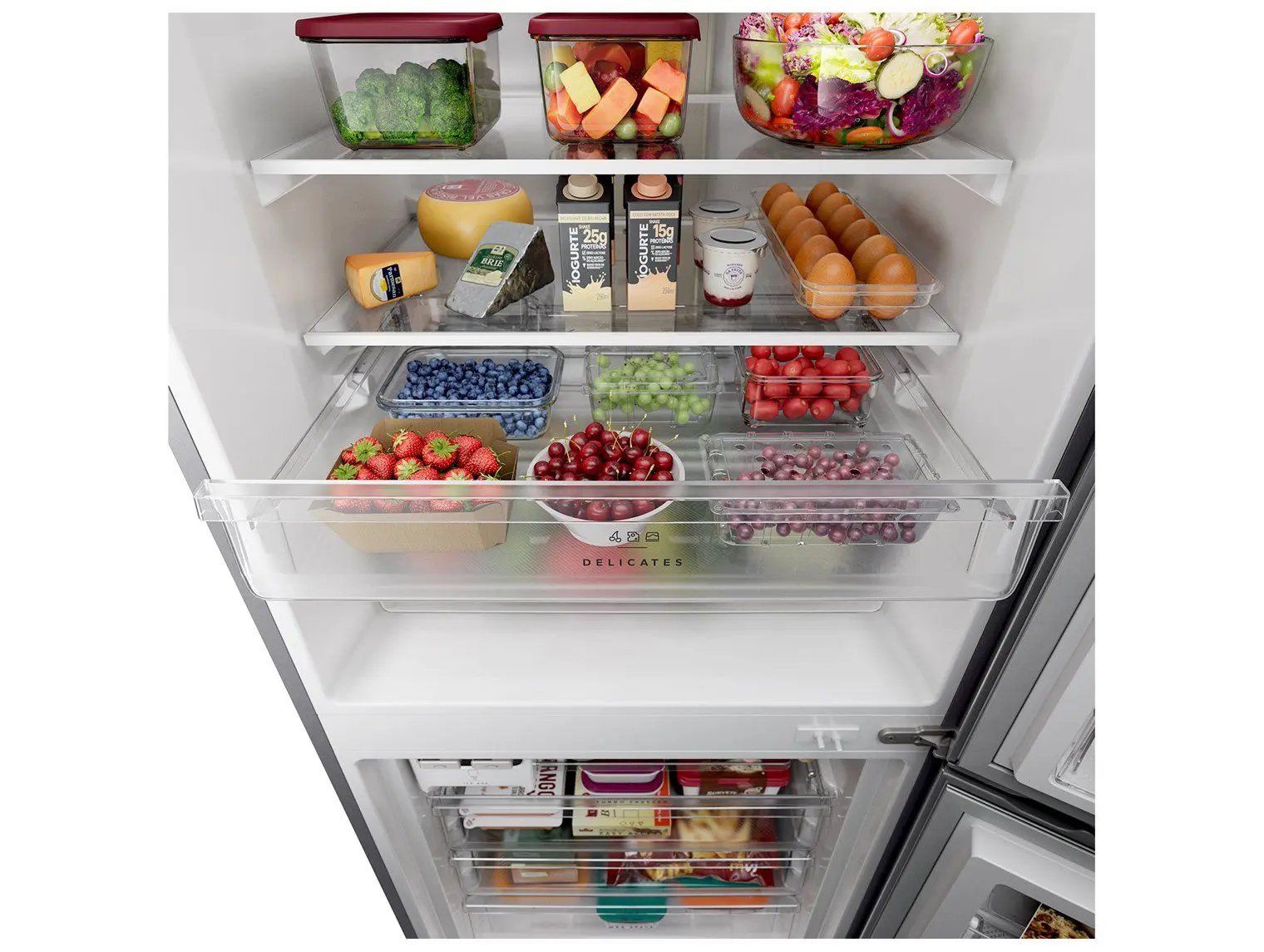 Geladeira/Refrigerador Brastemp Frost Free Inverse Inox 500L BRE66AK Bivolt - Imagem 7