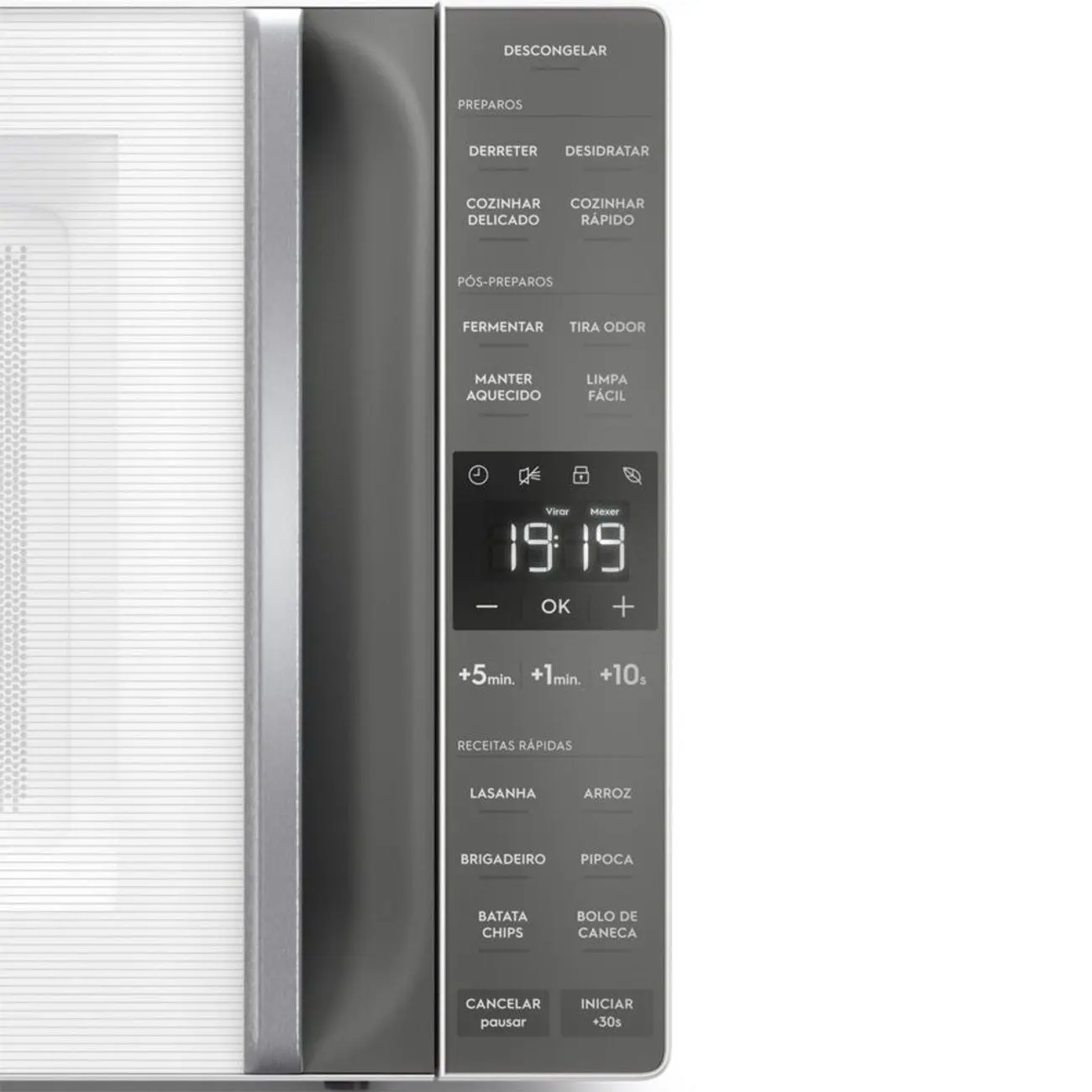 Micro-ondas Electrolux 36L Branco e Cinza ME36B 110/220V - Imagem 4