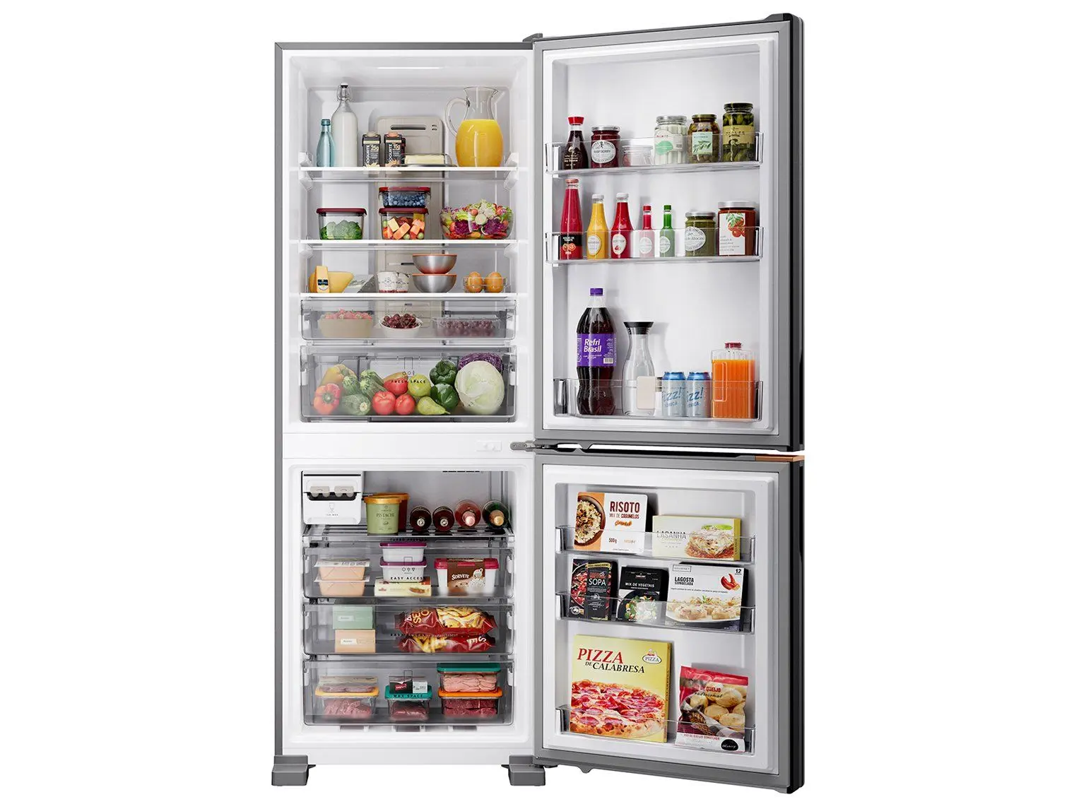 Geladeira/Refrigerador Brastemp Frost Free Inverse Inox 500L BRE66AK Bivolt - Imagem 8
