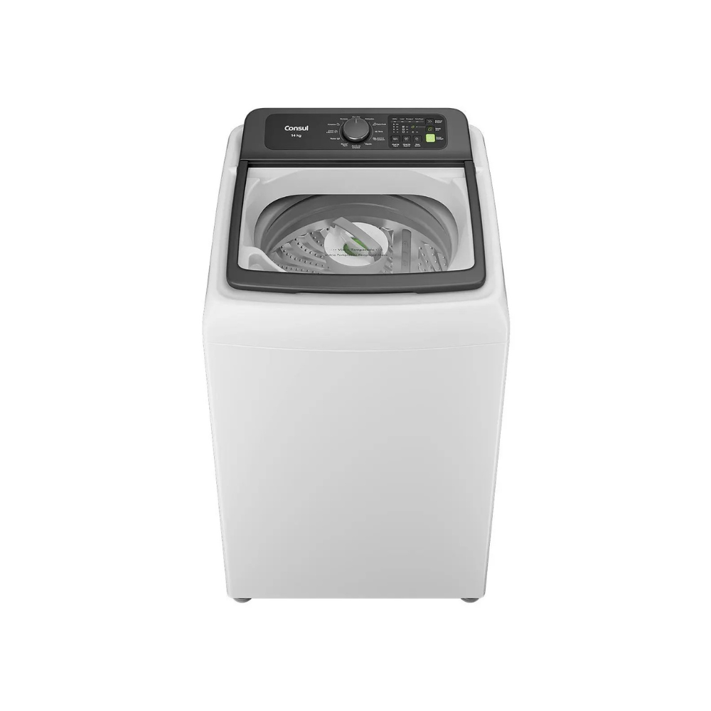 Máquina de Lavar Roupa Consul 14kg Branca com Modo Eco e Edredom 110/220V