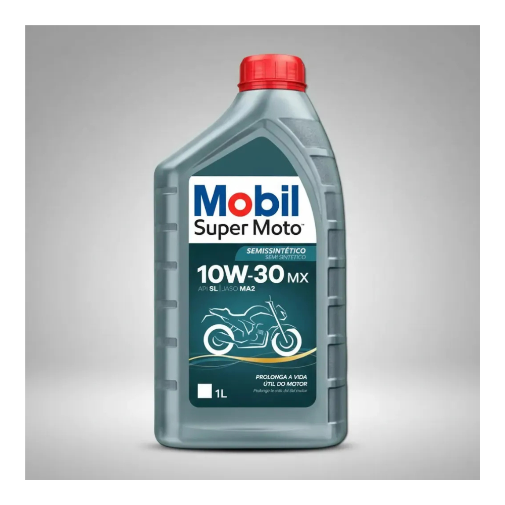 Mobil Óleo Super Moto 10w30 1 Litro Semi Sintetico 4t Mx
