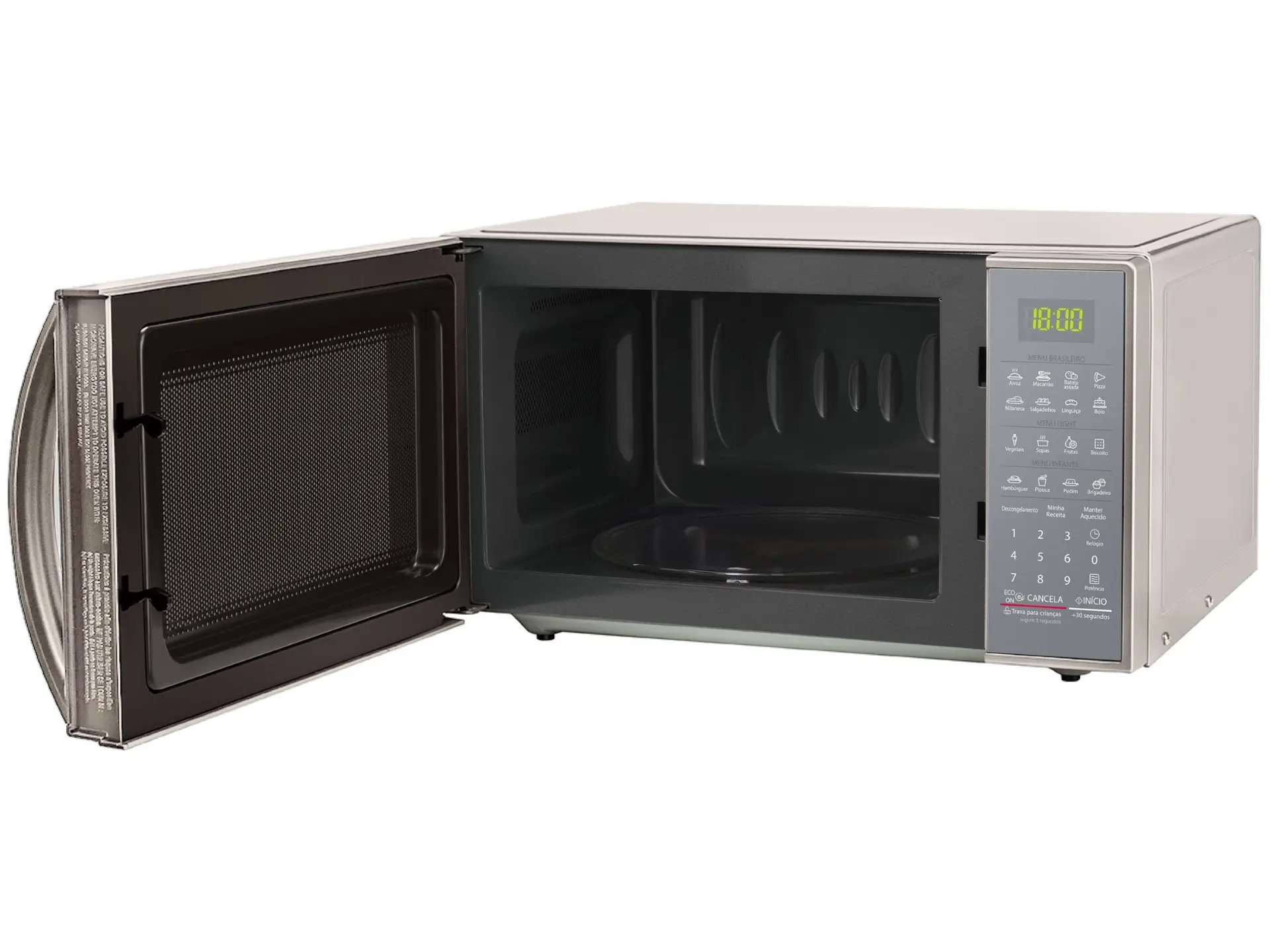 Micro-ondas LG 30 litros Prata Limpa Fácil (MS3043BR) 110/220V - Imagem 6