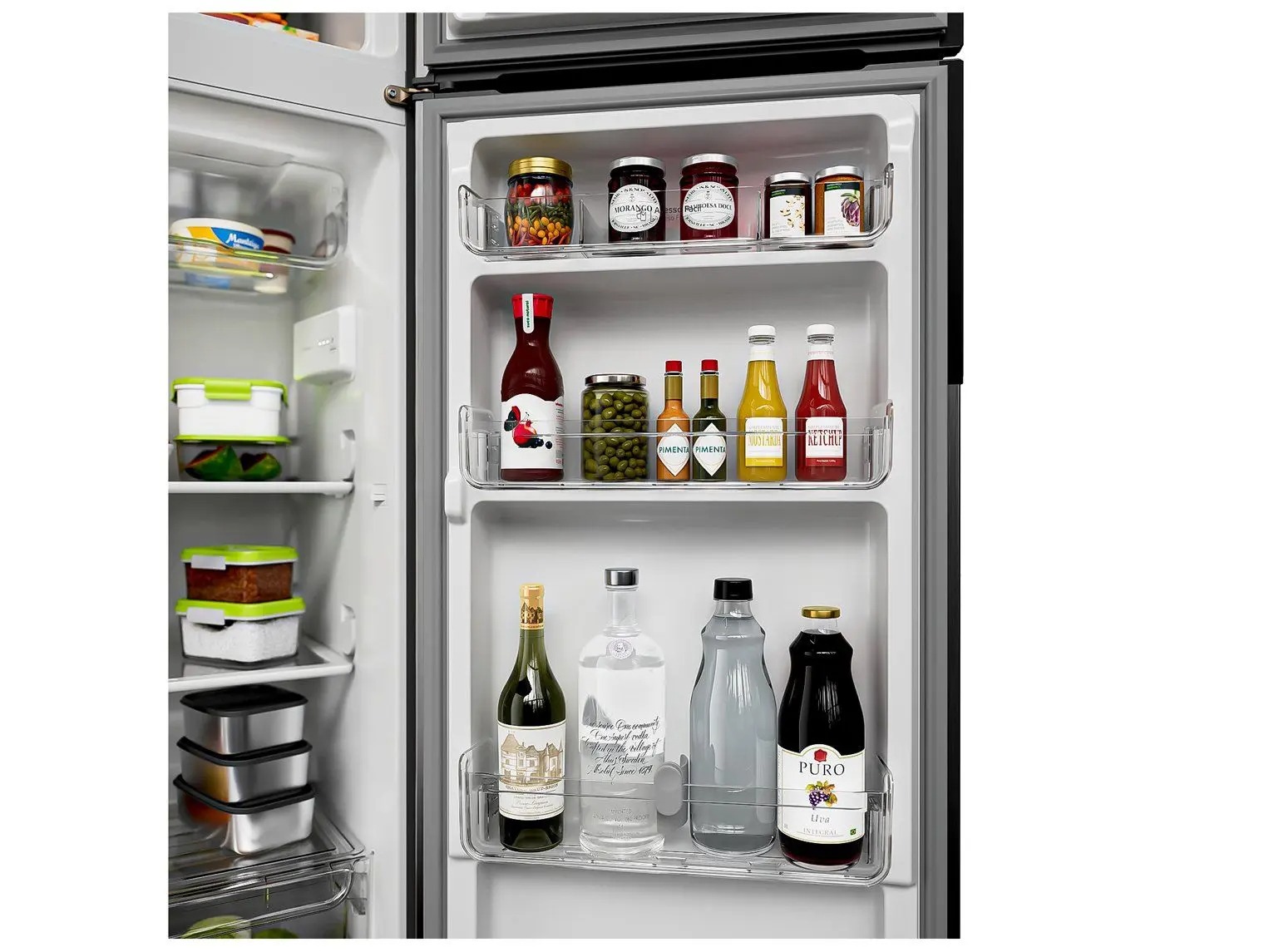 Geladeira/Refrigerador Consul Smart Frost Free Inox Duplex 377L CRM44MKANA 110/220V - Imagem 5