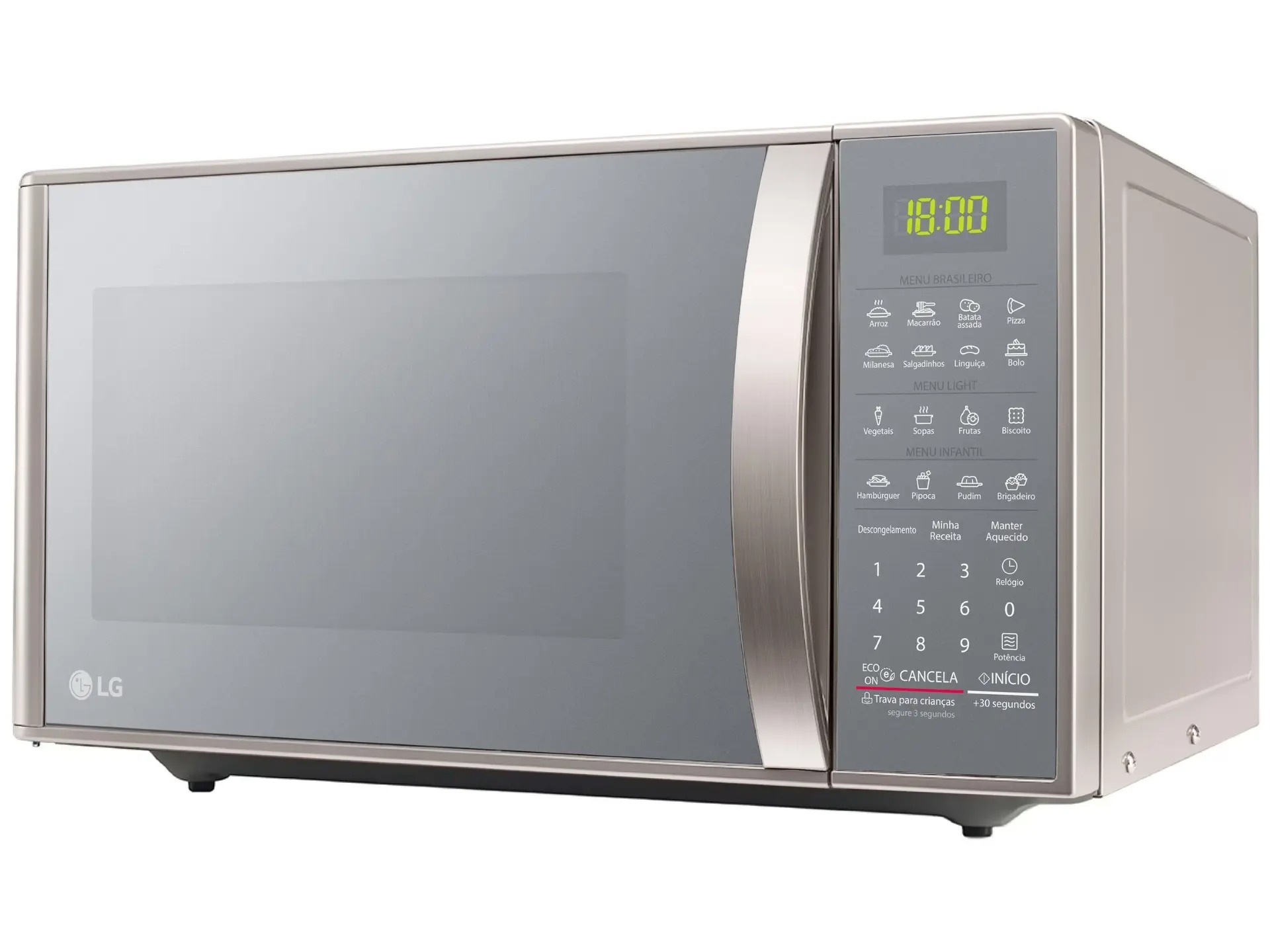 Micro-ondas LG 30 litros Prata Limpa Fácil (MS3043BR) 110/220V - Imagem 7