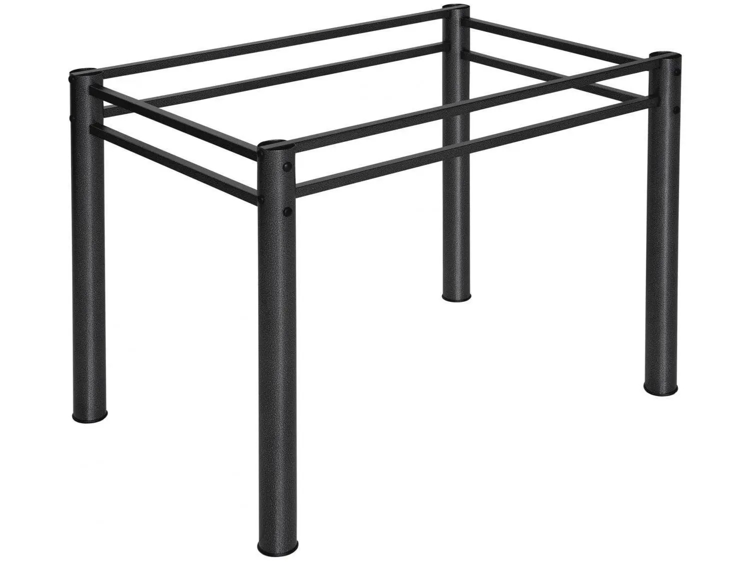 Mesa de Jantar 4 Cadeiras Retangular Aço Tampo Granito Poeme Ciplafe - Imagem 8