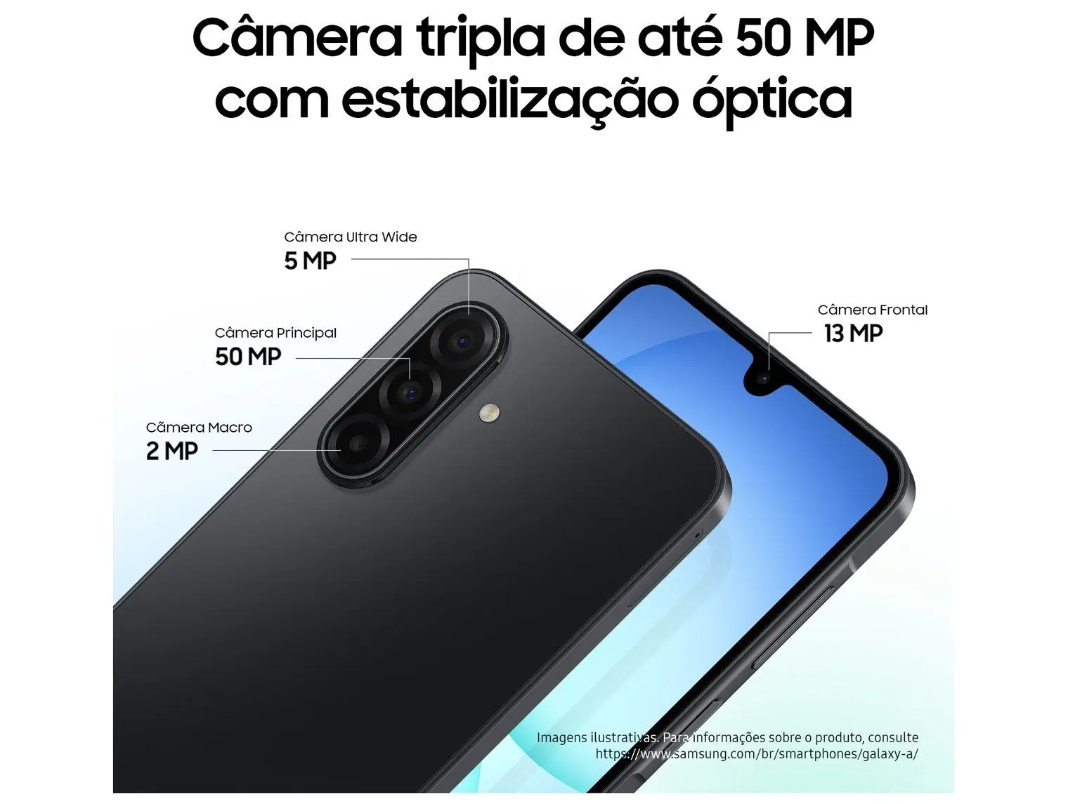 Smartphone Samsung Galaxy A17 5G 128GB 4GB RAM Preto - Imagem 2
