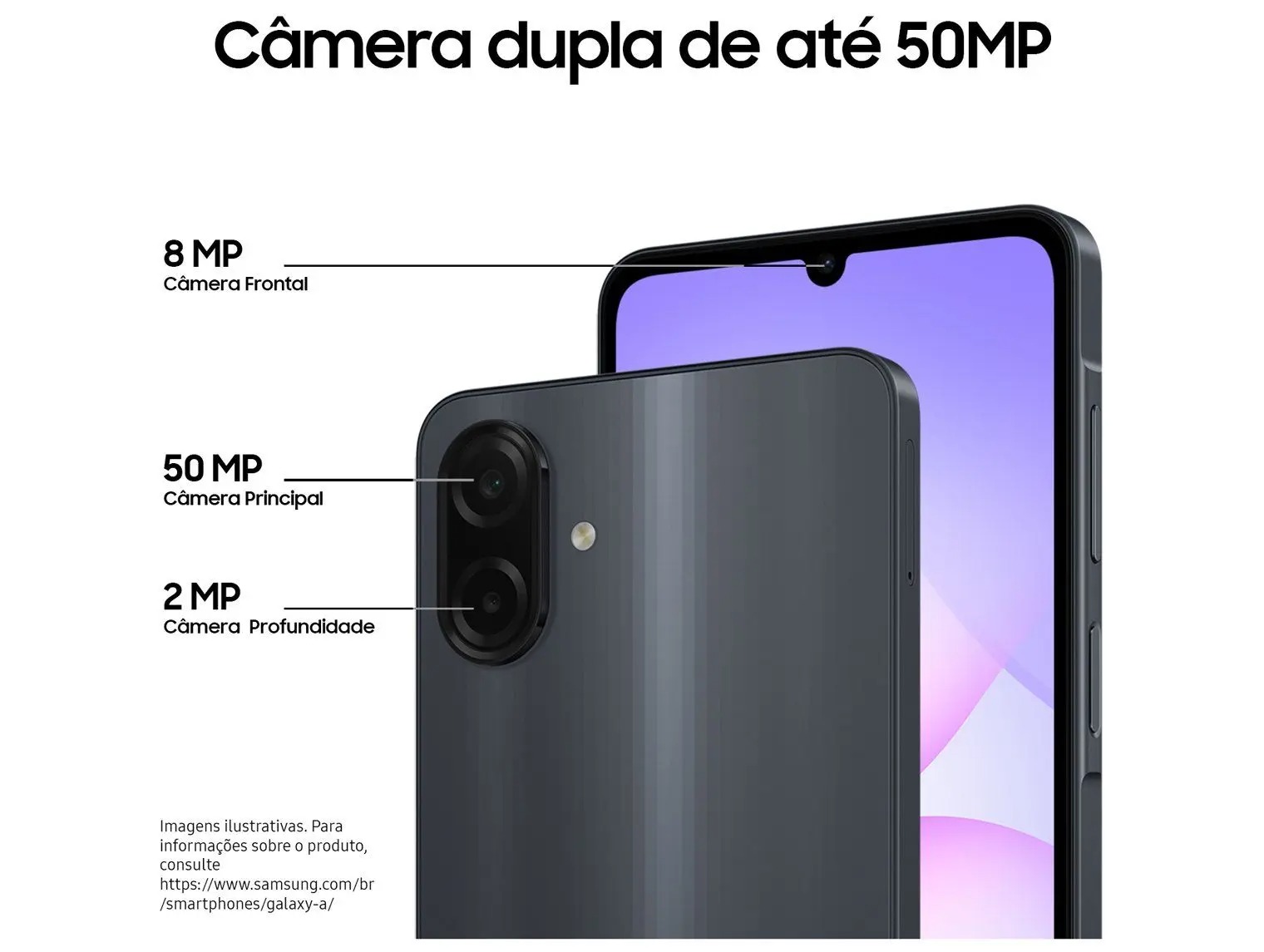 Smartphone Samsung Galaxy A07 256GB 8GB Câmera 50MP Tela 6.7 Verde - Imagem 4