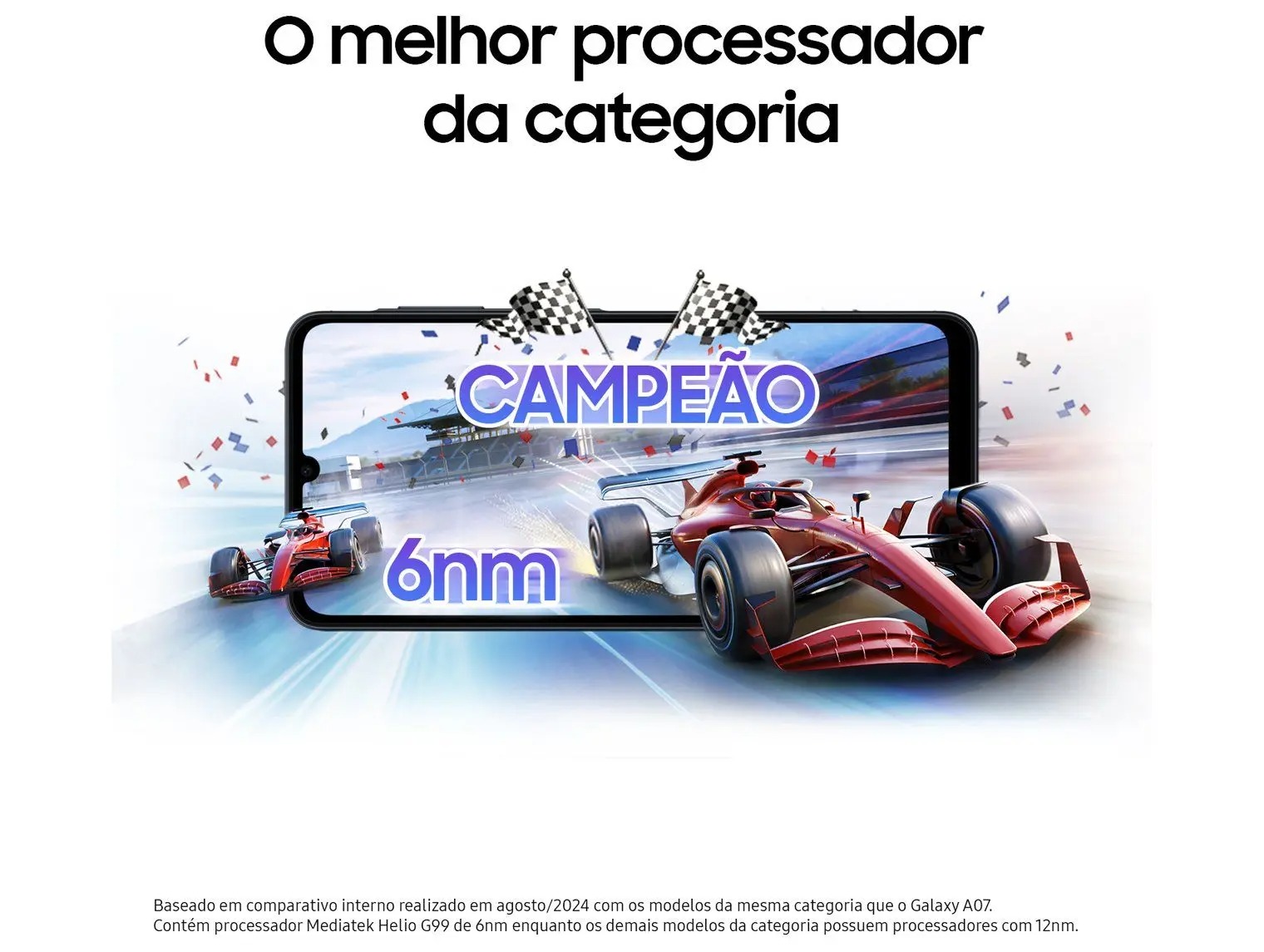 Smartphone Samsung Galaxy A07 256gb 8gb Ram Preto - Imagem 2