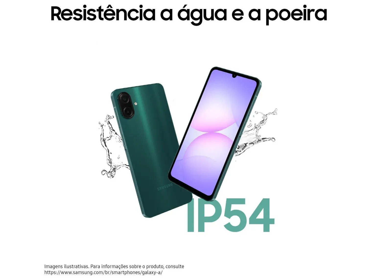 Smartphone Samsung Galaxy A07 256GB 8GB Câmera 50MP Tela 6.7 Verde - Imagem 6