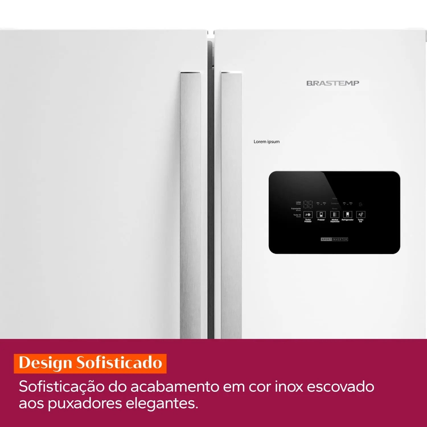 Geladeira Frost Free French Door 3 Portas Branca Brastemp - BRO85MB 110/220V - Imagem 5