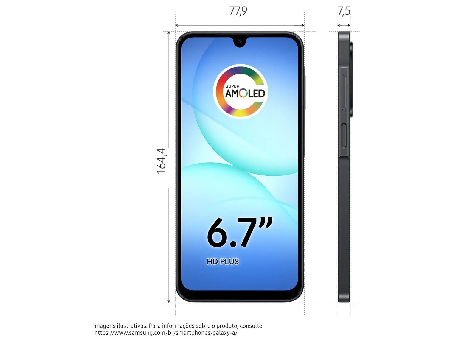 Smartphone Samsung Galaxy A17 5G 128GB 4GB RAM Preto - Imagem 5