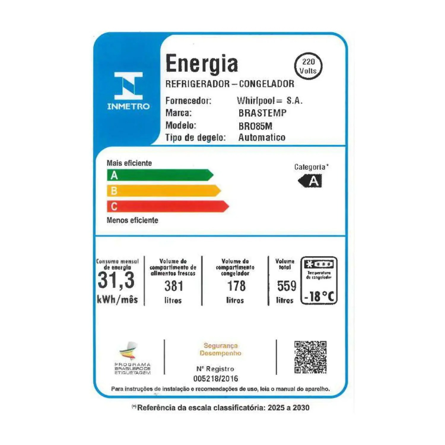 Geladeira Frost Free French Door 3 Portas Branca Brastemp - BRO85MB 110/220V - Imagem 7