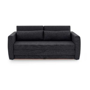Sofá-cama Aurora Premium Queen, medida 1,88m linho grafite - HERVAL