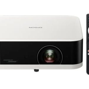 Projetor Portátil Smart Epson Lifestudio Pop Full HD EF-61 Som Bose Google TV Wi-Fi Branco Pérola