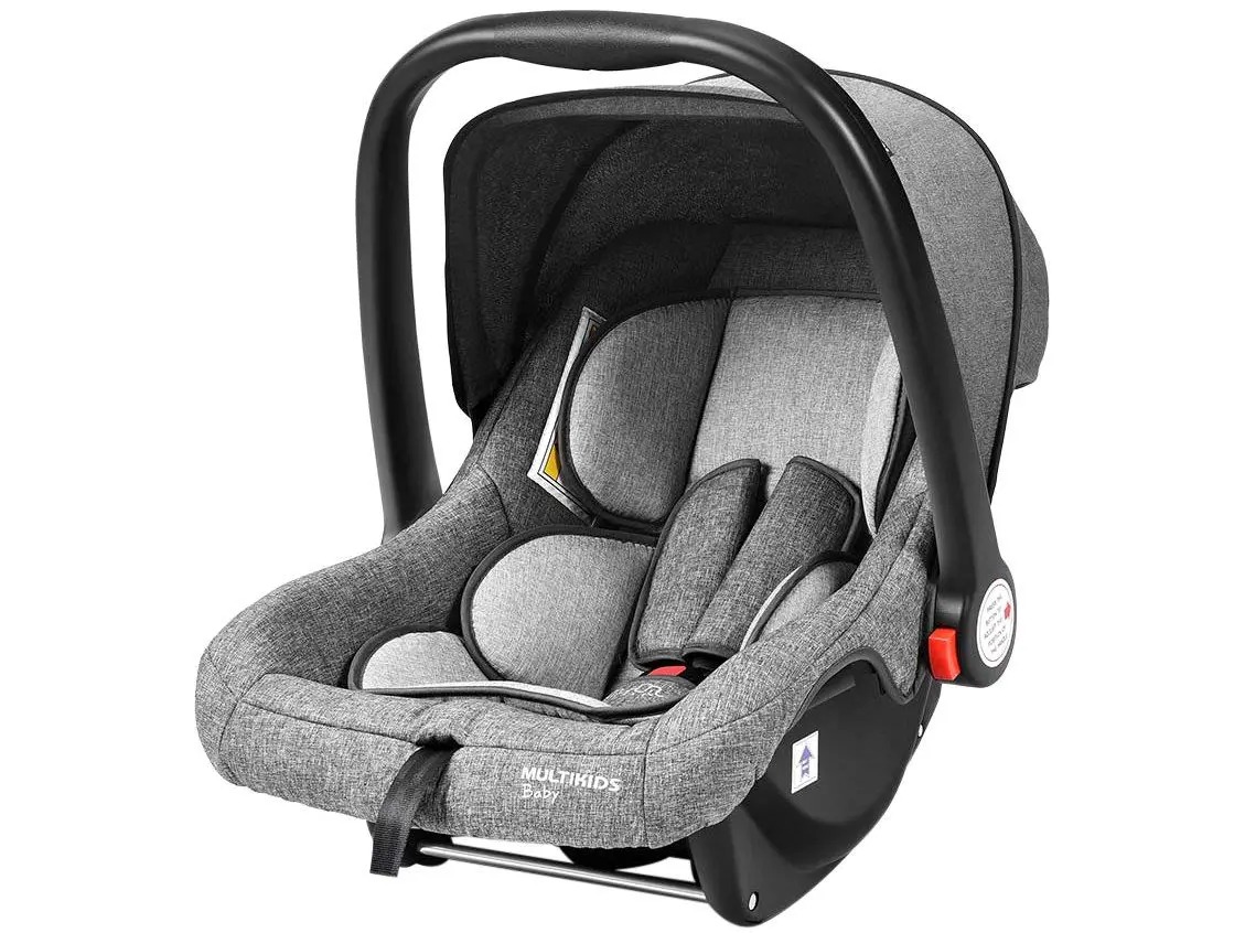 Bebe Conforto Carro Auto Cadeira Bebê 0 a 13kg Alça Flexível Capota Multi Kids - Multilaser