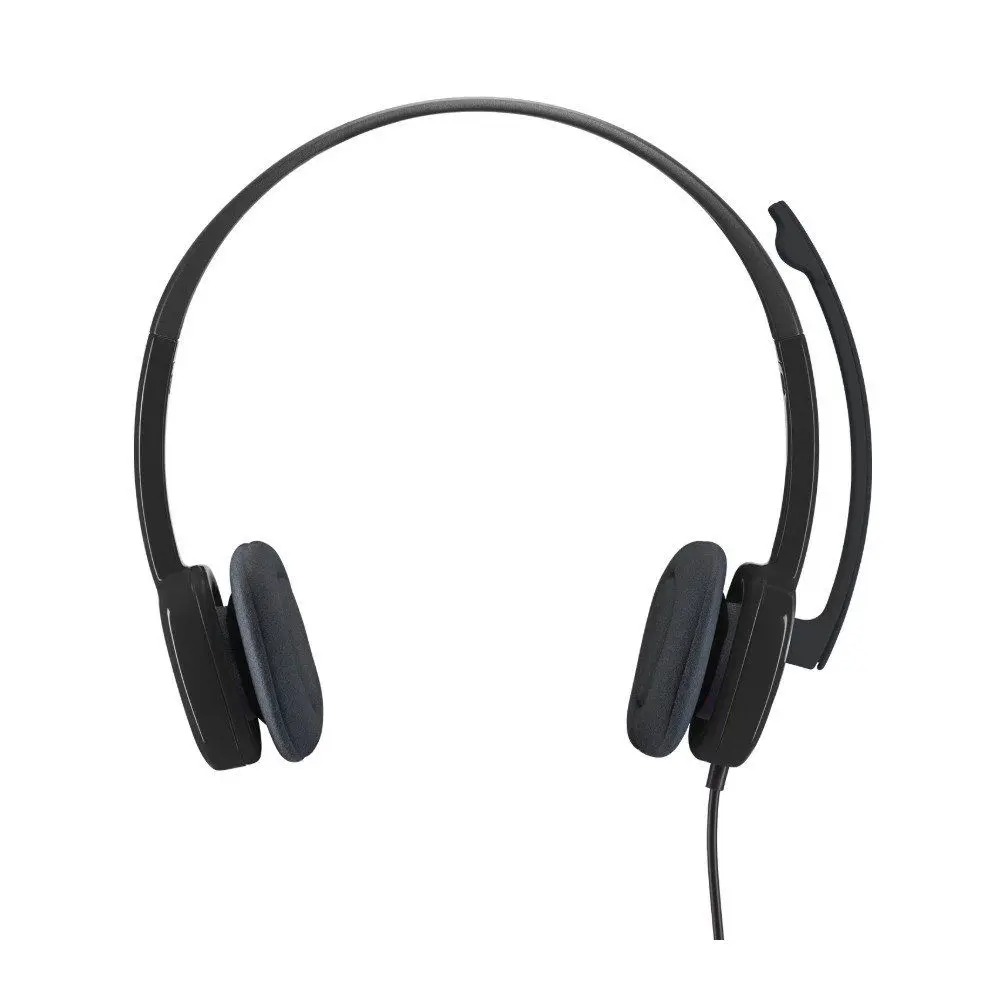 Headset com fio Logitech H151 com Microfone com Redução de Ruído e Conexão 3,5mm - 981-000587 - Imagem 5