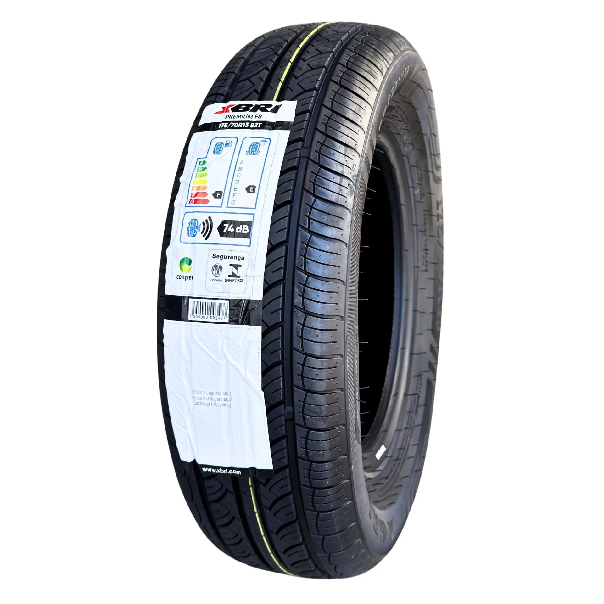 Kit 4 Pneus Aro 13 Xbri 175/70R13 82T TL PREMIUM F8 XBRI - Imagem 4