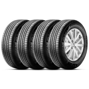 Kit 4 Pneu Continental Aro 15 195/65r15 91H TL PowerContact 2 - Continental Pneus