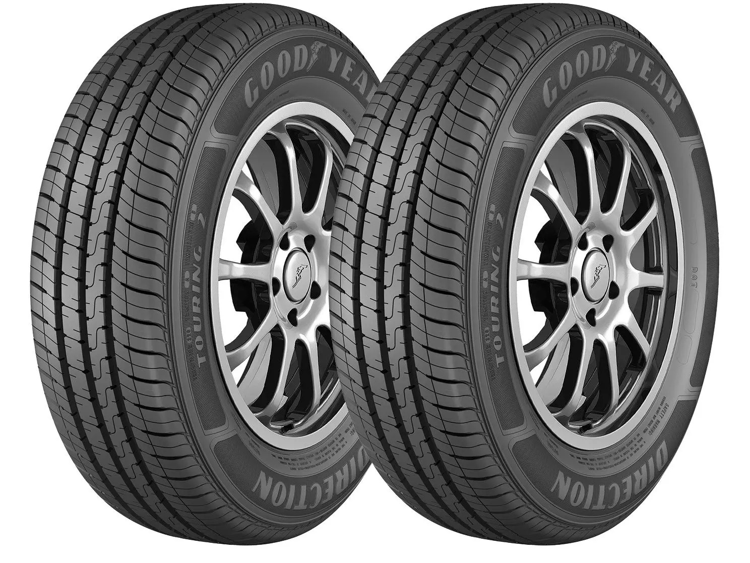 Kit 2 Pneus Aro 14” 175/65R14 Goodyear 86H - Touring Direction 2