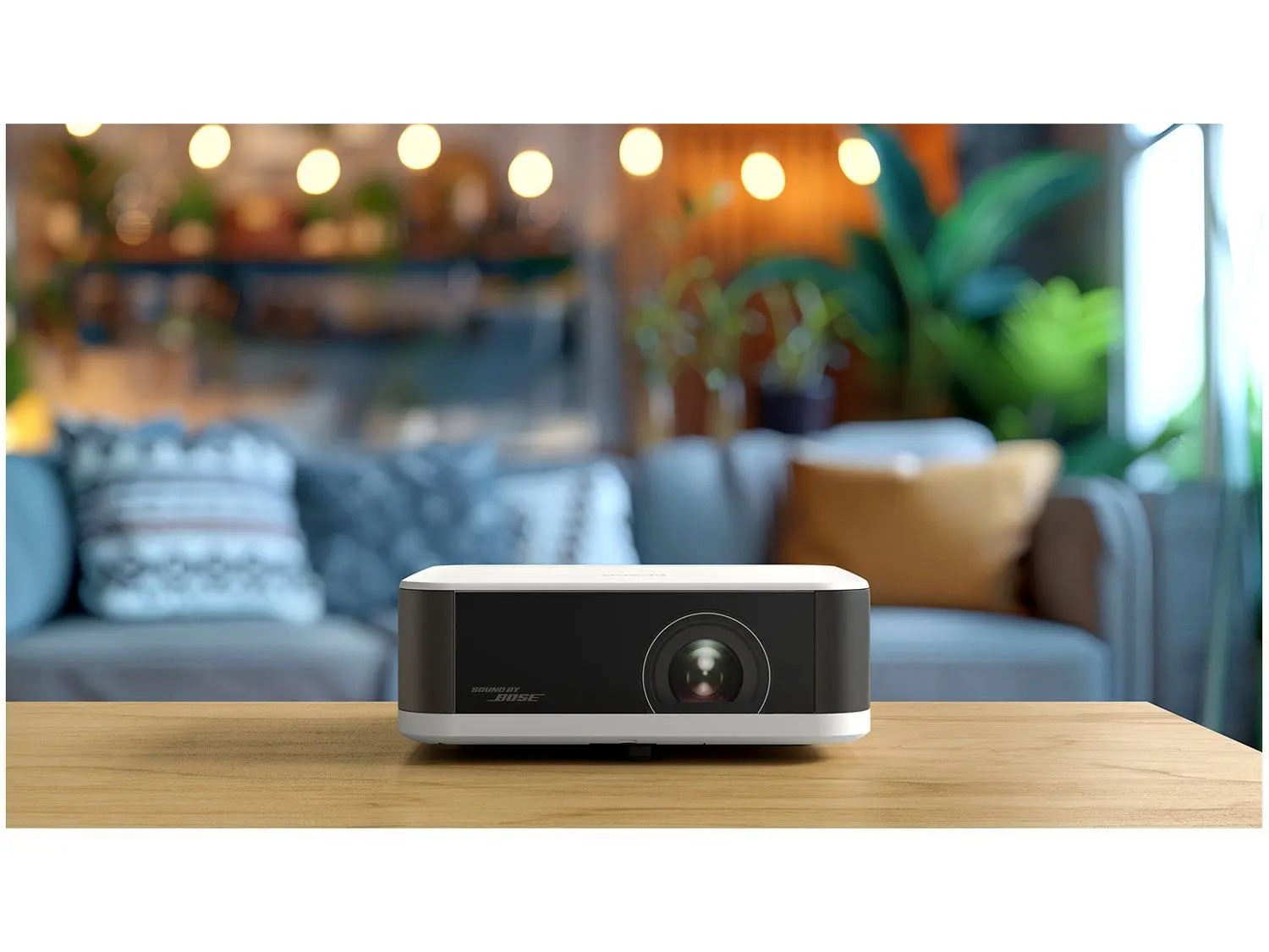 Projetor Portátil Smart Epson Lifestudio Pop Full HD EF-61 Som Bose Google TV Wi-Fi Branco Pérola - Imagem 4