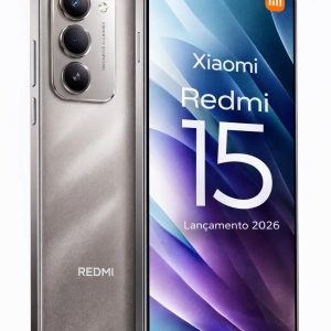 Xiaomi Redmi 15 256GB 16GB Ramboost Tela 144Hz 50MP Câmera 50 Mp Bateria 7000mAh 33W Smartphone Top Celular Custo benefício