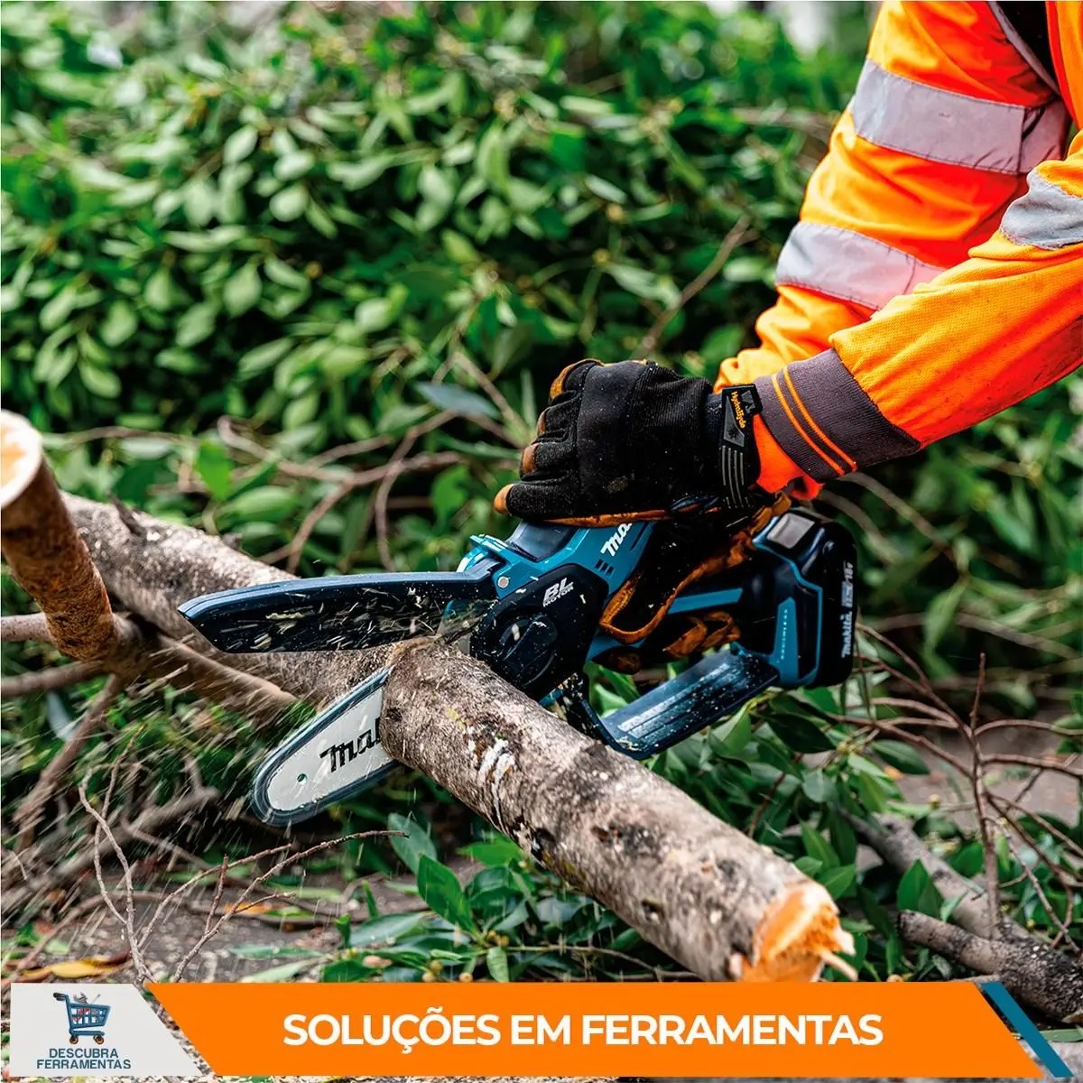 Podador de Galhos Makita DUC150Z01 18V LXT Sabre 15cm Sem Bateria e Carregador - Imagem 4