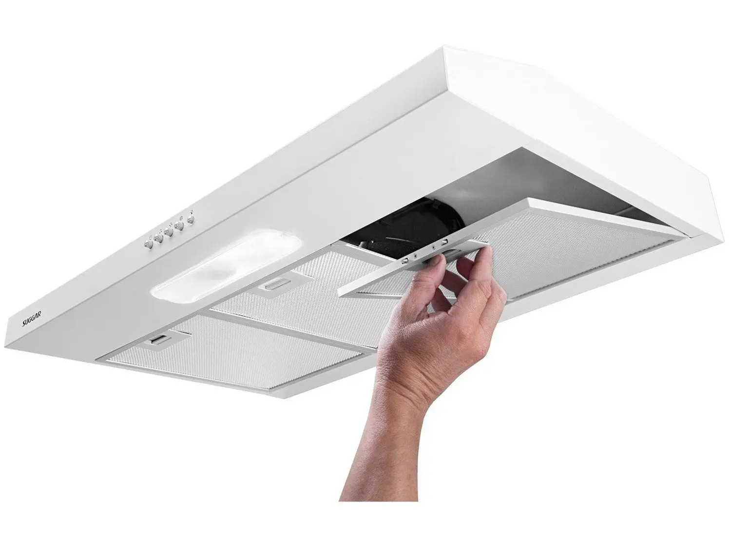 Depurador De Ar Suggar Slim 80cm 3 Velocidades Branco 110/220V - Imagem 5