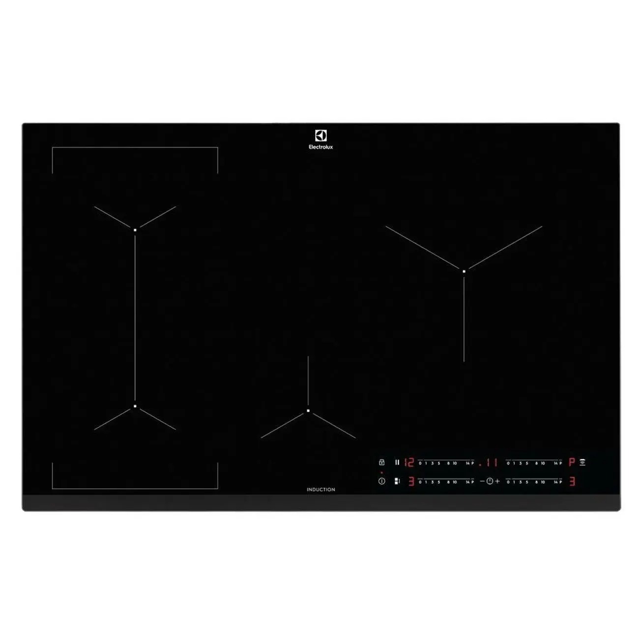 Cooktop 4 Bocas de Indução Electrolux Expert com Unicook e Timer (IE80P) 110/220V