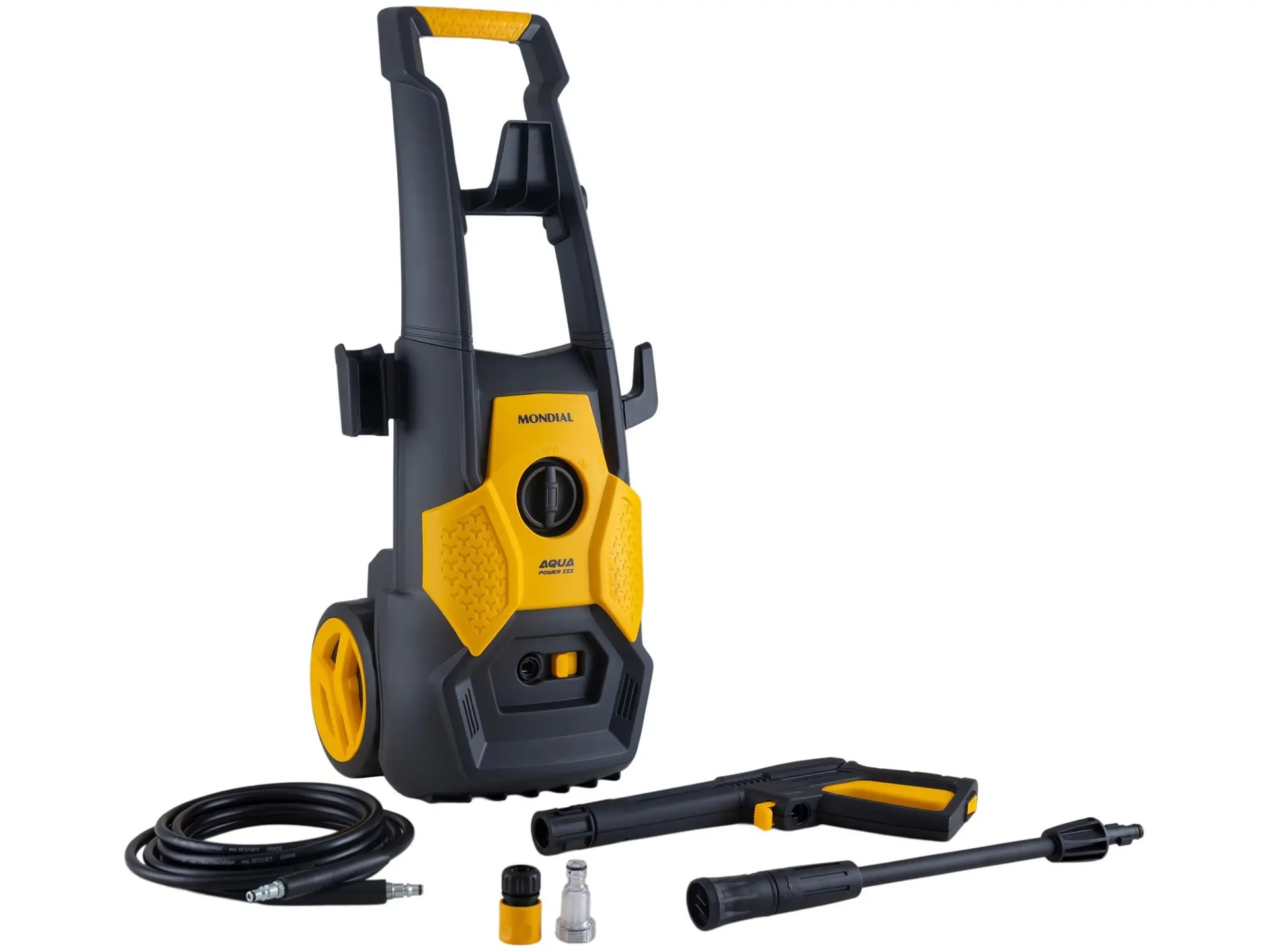 Lavadora de Alta Pressão Mondial 2000 PSI 1800W - Aqua Power III LAP-03-GY