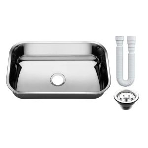 Cuba Pia Numero 1 Cozinha Inox AS 47x30x14 AS
