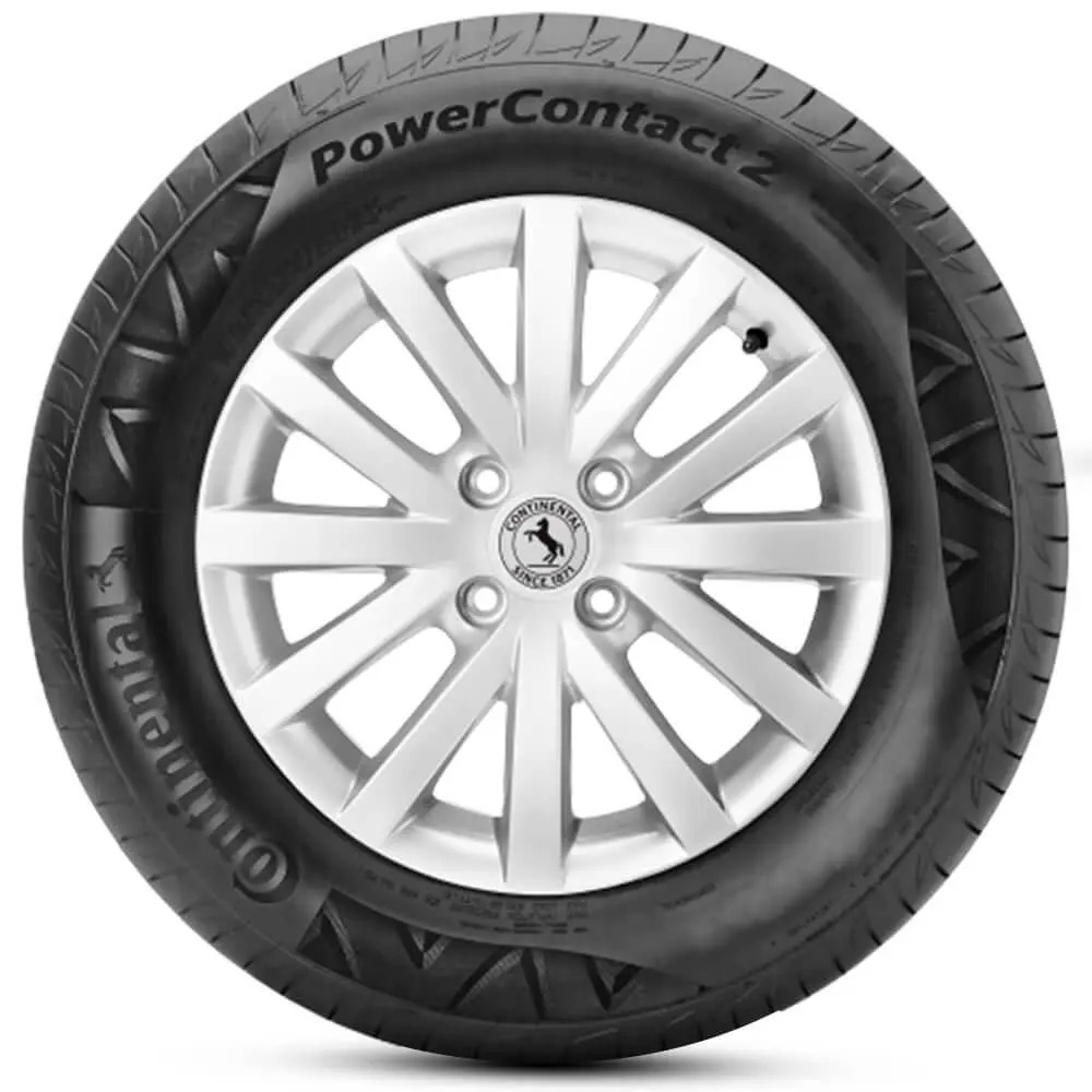 Kit 4 Pneu Continental Aro 15 195/65r15 91H TL PowerContact 2 - Continental Pneus - Imagem 2