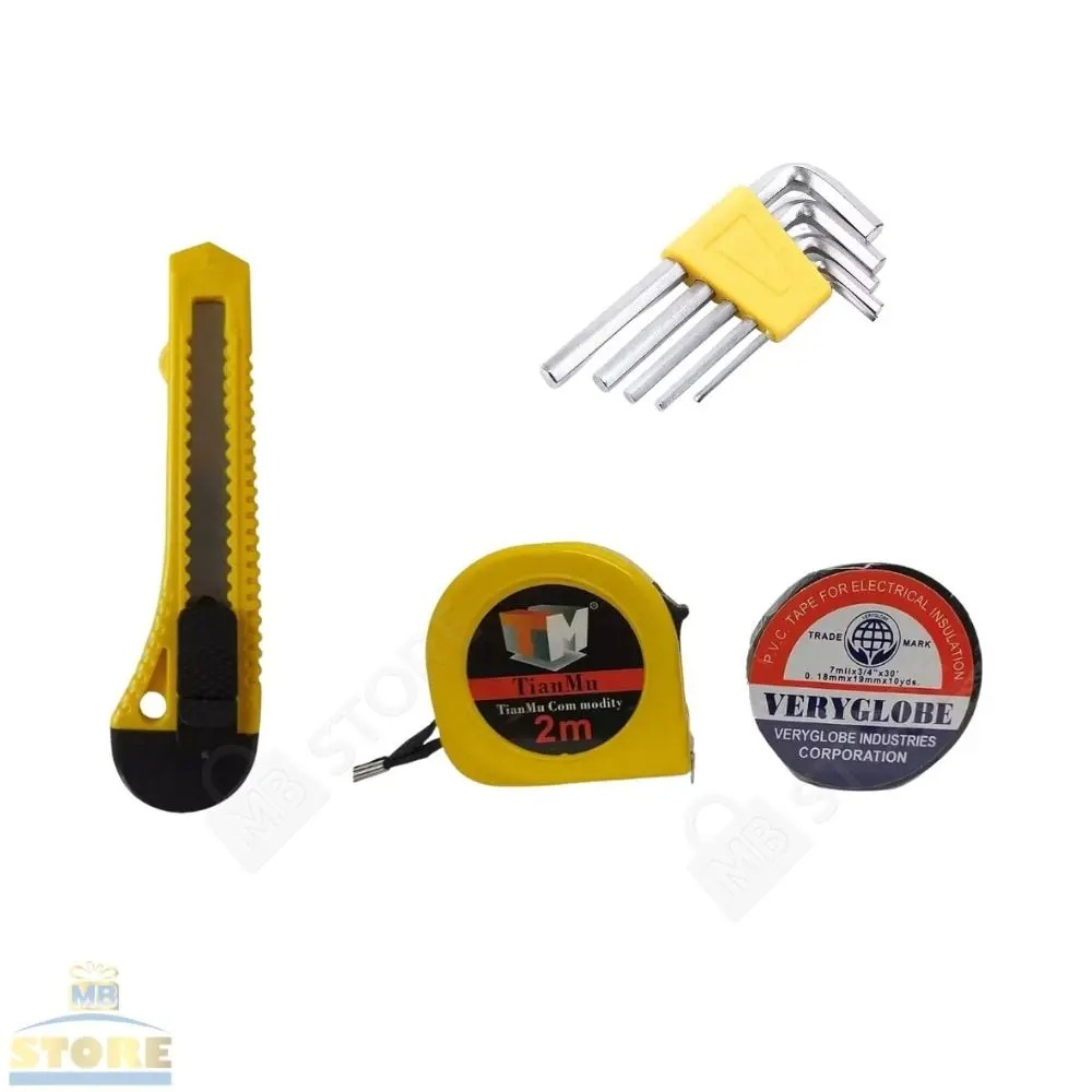 Kit Ferramentas Completo 16 peças Maleta de Ferramentas Multifuncional Alicate Martelo Chaves - Melhor Importadora - Imagem 3
