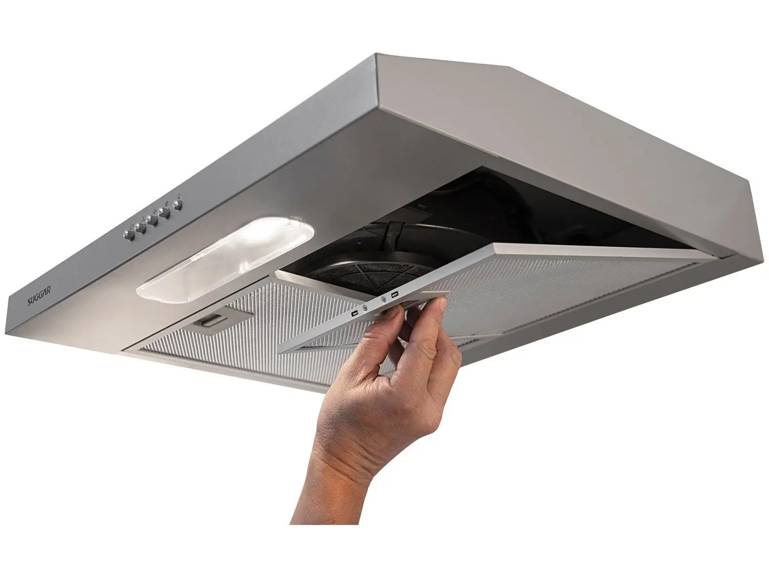 Depurador E Exaustor De Ar Suggar Slim 60cm 3 Velocidades Prata 110/220V - Imagem 6