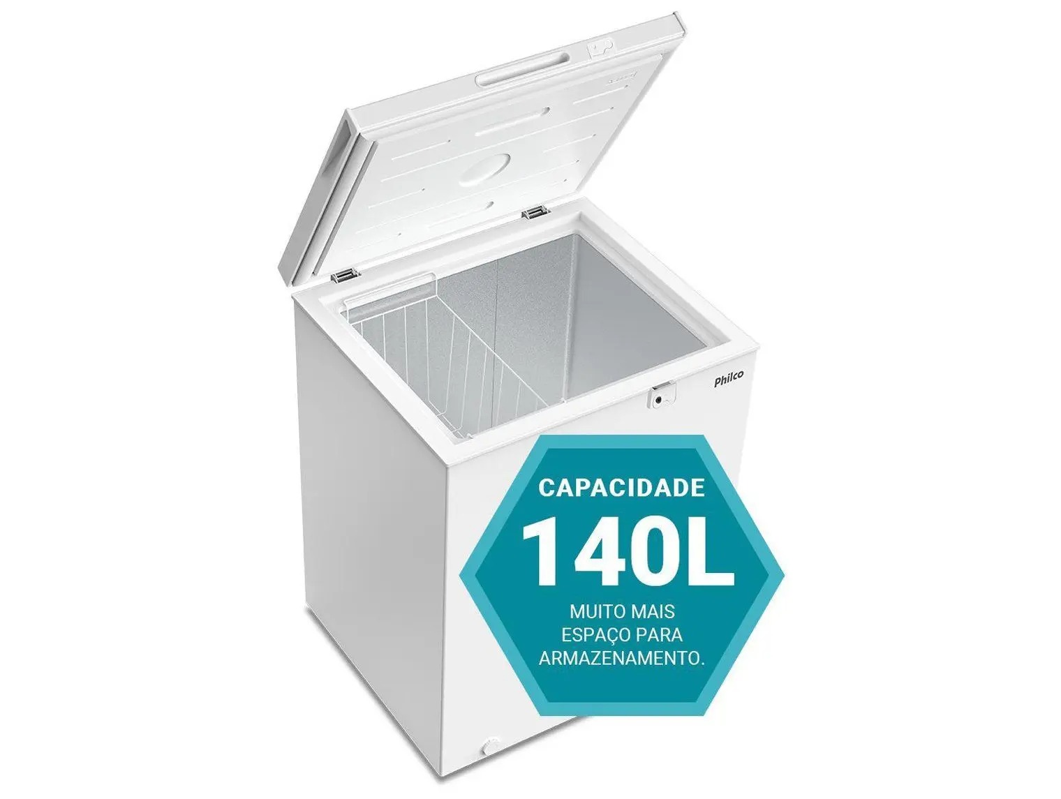 Freezer Horizontal Philco 143L 1 Porta PFH160B 110/220V - Imagem 2